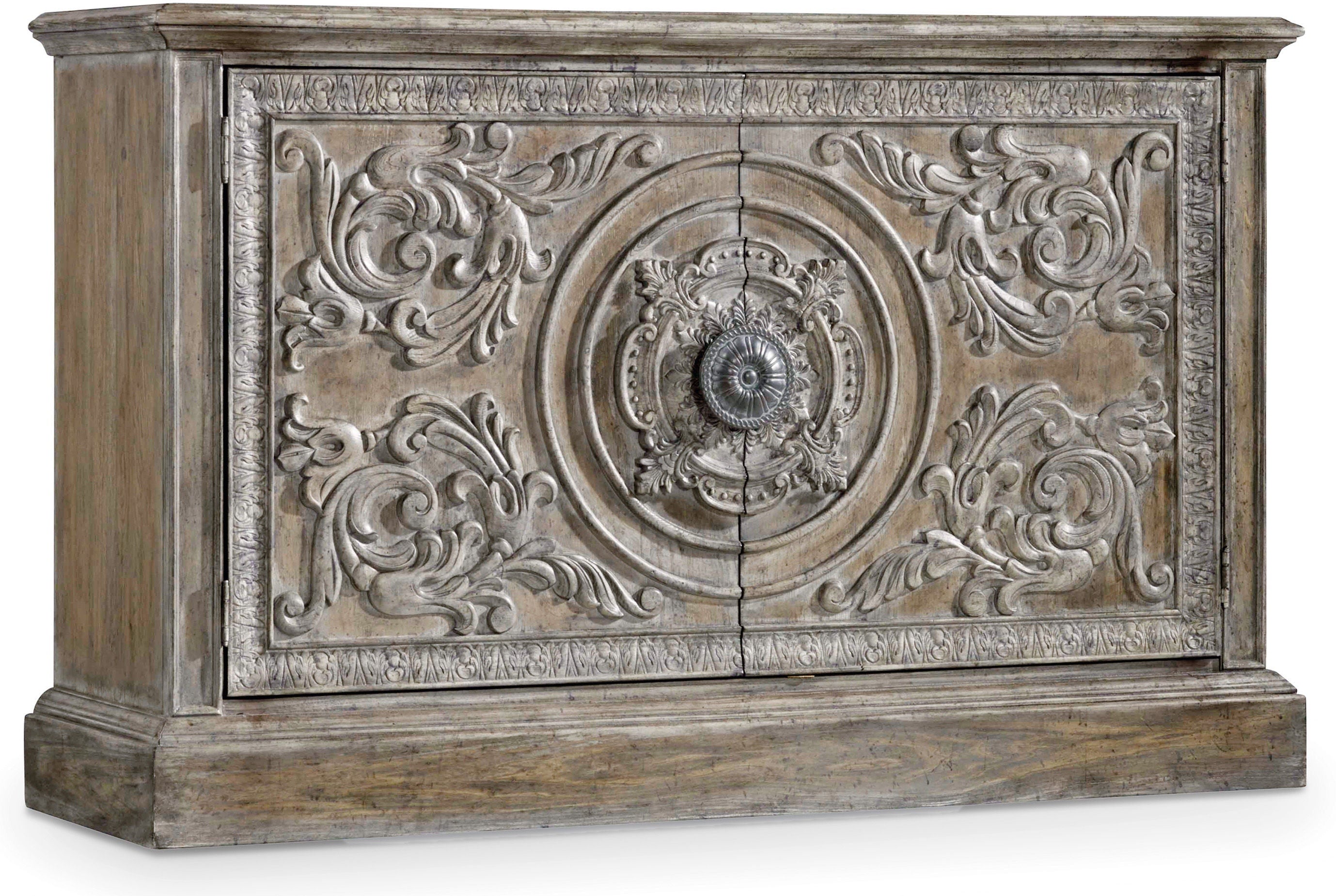 Hooker Furniture Living Room Melange Two-Door Accent Console