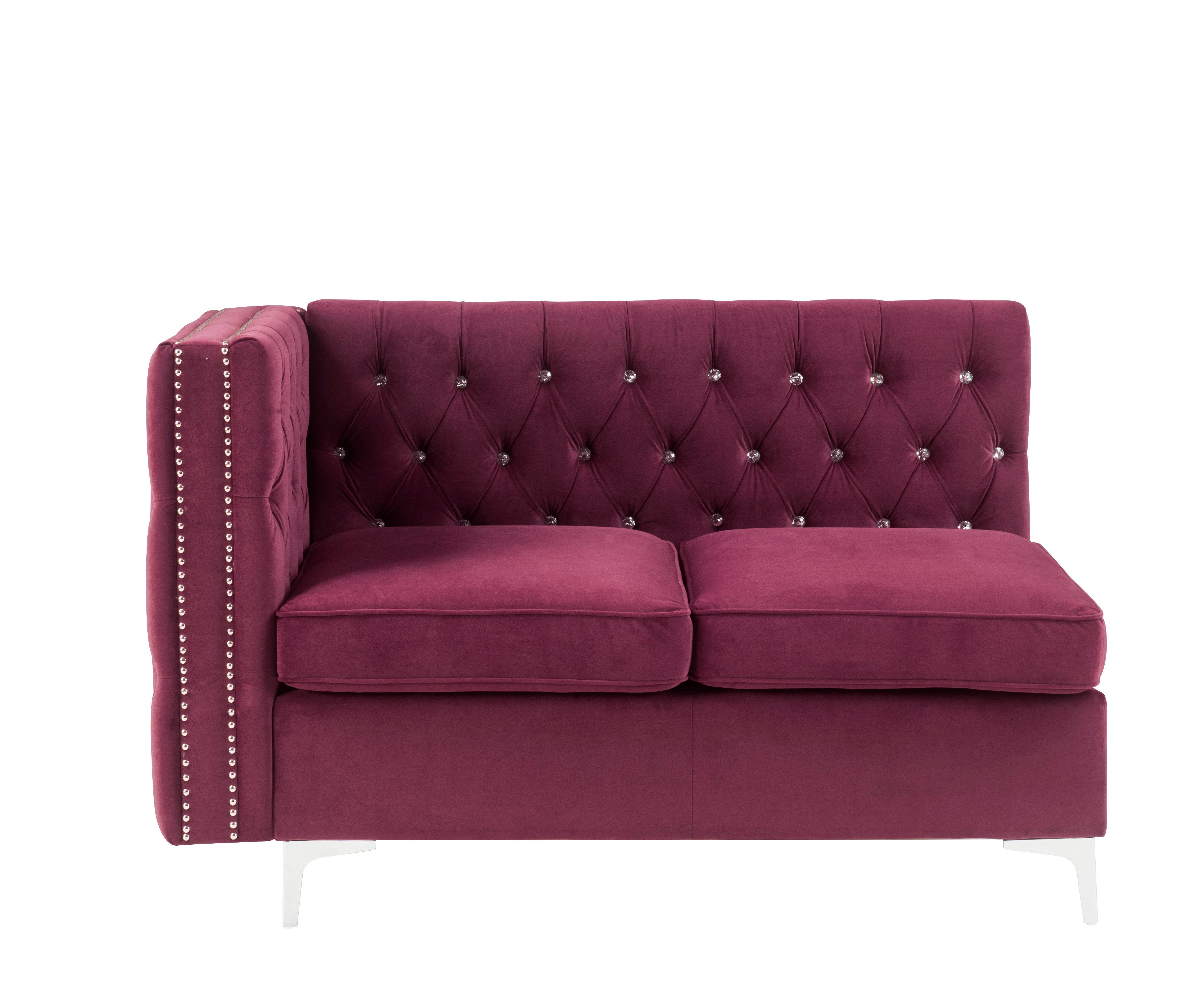 Jaszira Modular - Armless Loveseat W/2 Pillows