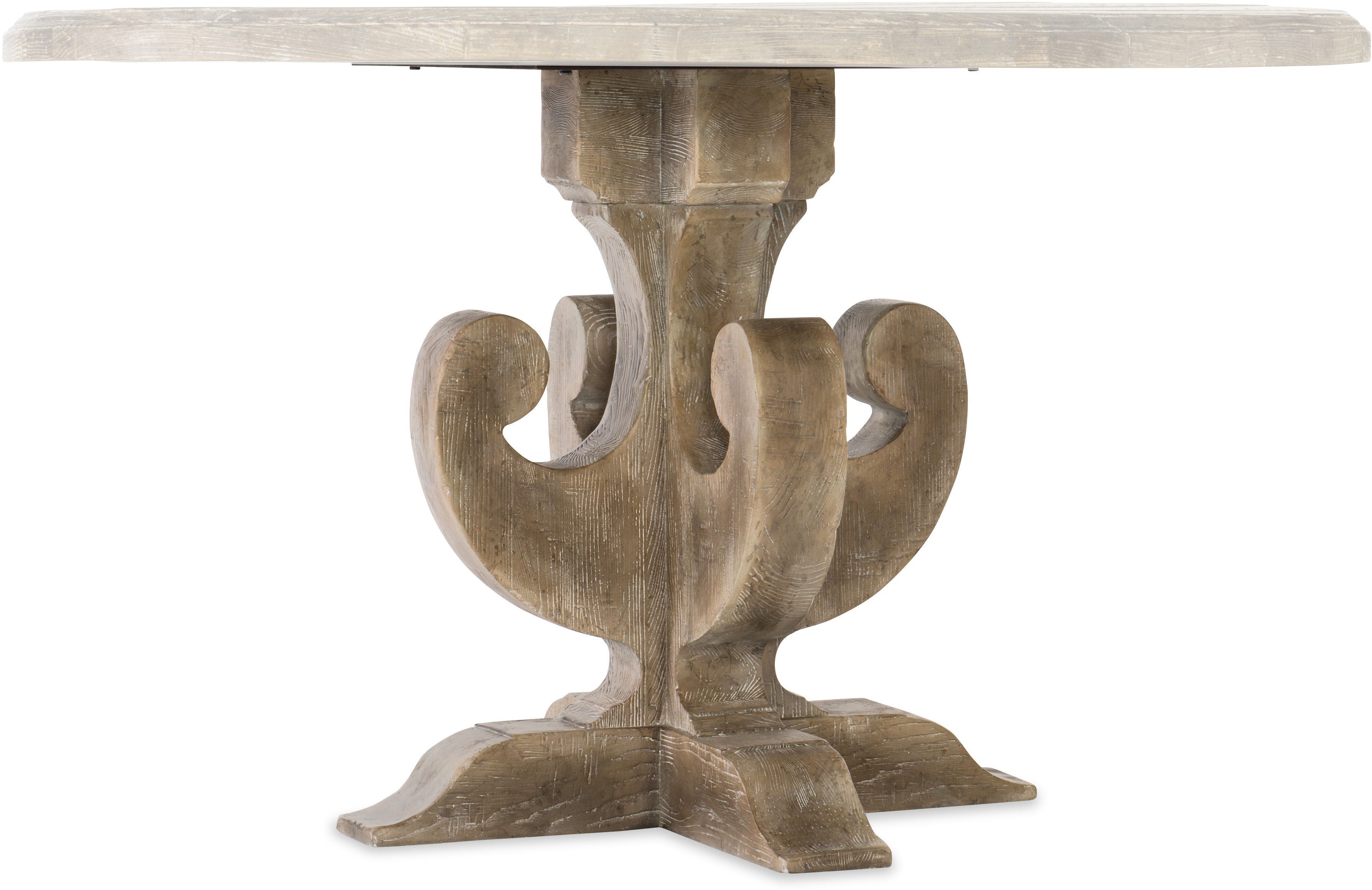 Hooker Furniture Casual Dining Boheme Ascension 60in Zinc Round Dining Table