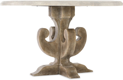 Hooker Furniture Casual Dining Boheme Ascension 60in Zinc Round Dining Table