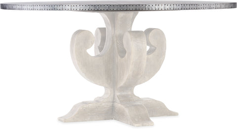 Hooker Furniture Casual Dining Boheme Ascension 60in Zinc Round Dining Table