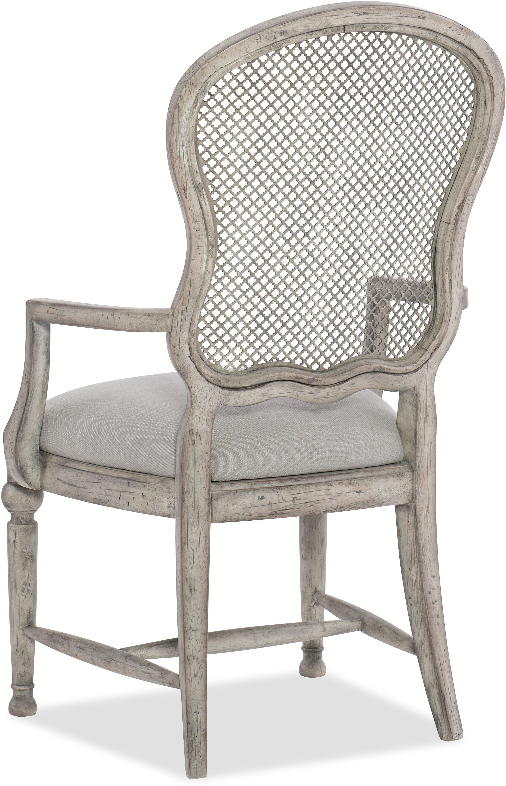 Hooker Furniture Casual Dining Boheme Gaston Metal Back Arm Chair - 2 per carton/price ea