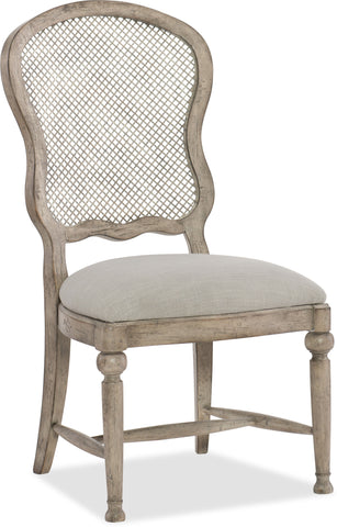 Hooker Furniture Casual Dining Boheme Gaston Metal Back Side Chair - 2 per carton/price ea