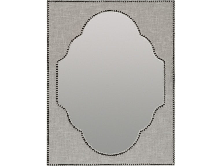 Hooker Furniture Bedroom Boheme Nourmand Linen Wrapped Mirror