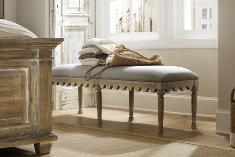 Hooker Furniture Bedroom Boheme Madera Bed Bench