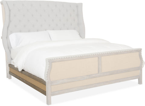 Hooker Furniture Bedroom Boheme Bon Vivant De-Constructed California King Uph Bed