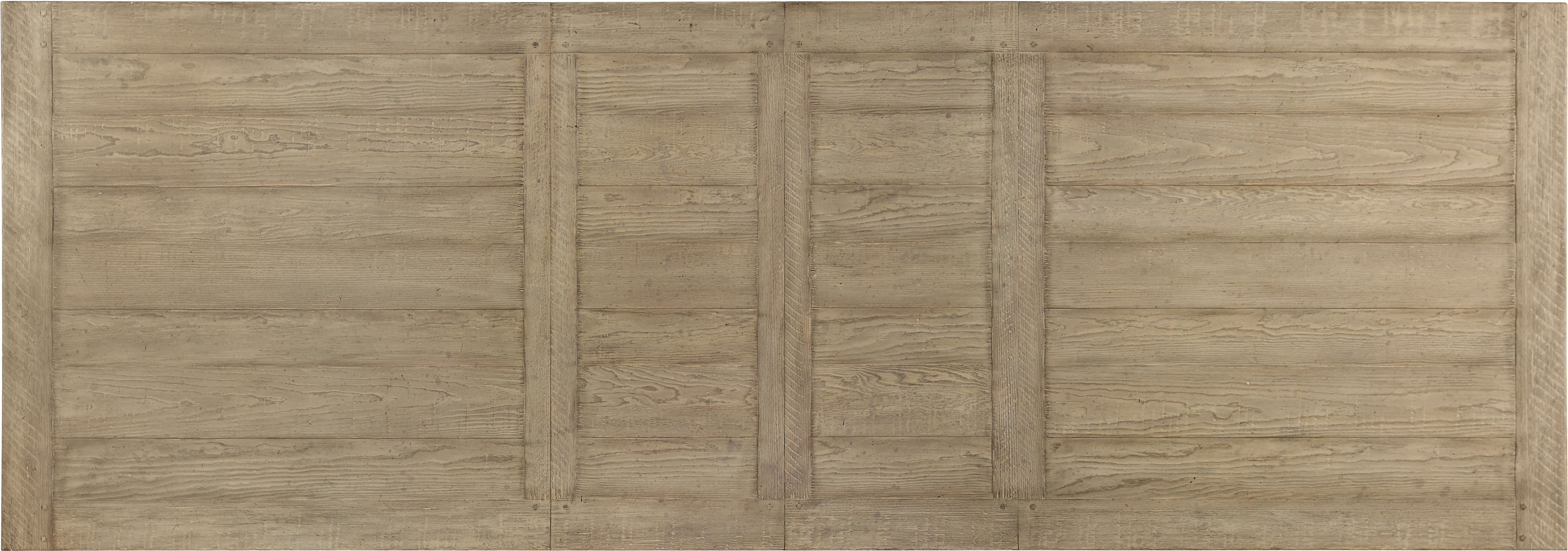 Hooker Furniture Casual Dining Ciao Bella 84in Trestle Table w/ 2-18in Leaves-Natural/Gray