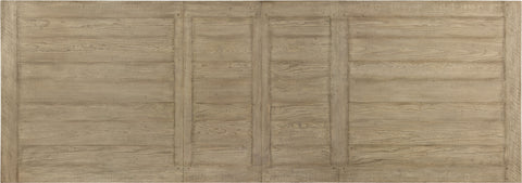 Hooker Furniture Casual Dining Ciao Bella 84in Trestle Table w/ 2-18in Leaves-Natural/Gray