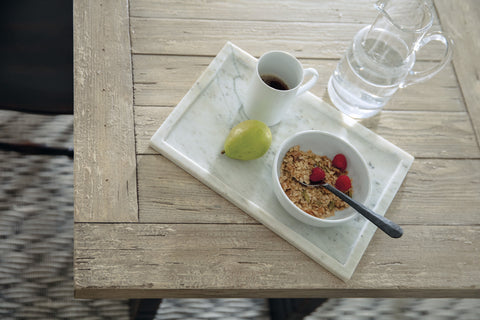 Hooker Furniture Casual Dining Ciao Bella Friendship Table- Flaky White/Black