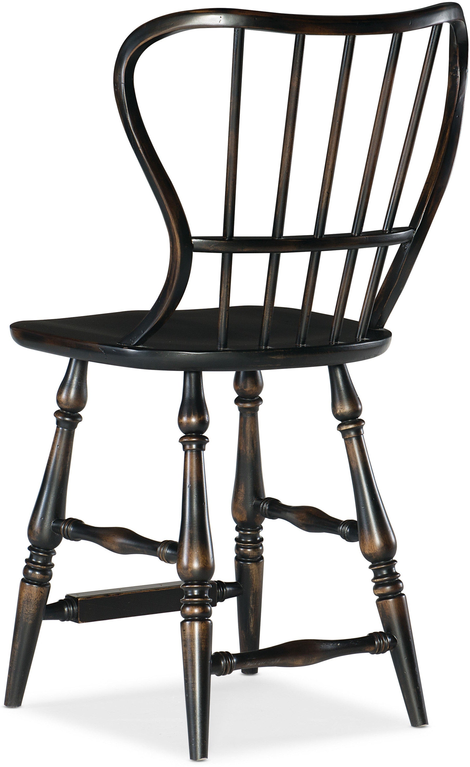 Hooker Furniture Casual Dining Ciao Bella Spindle Back Counter Stool-Black