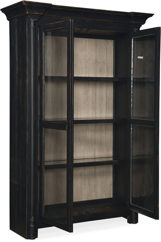 Hooker Furniture Casual Dining Ciao Bella Display Cabinet- Black