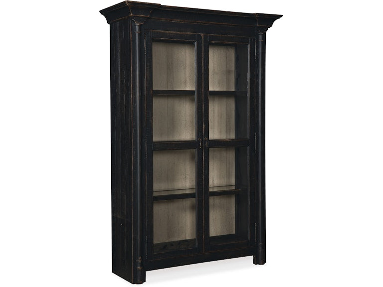 Hooker Furniture Casual Dining Ciao Bella Display Cabinet- Black