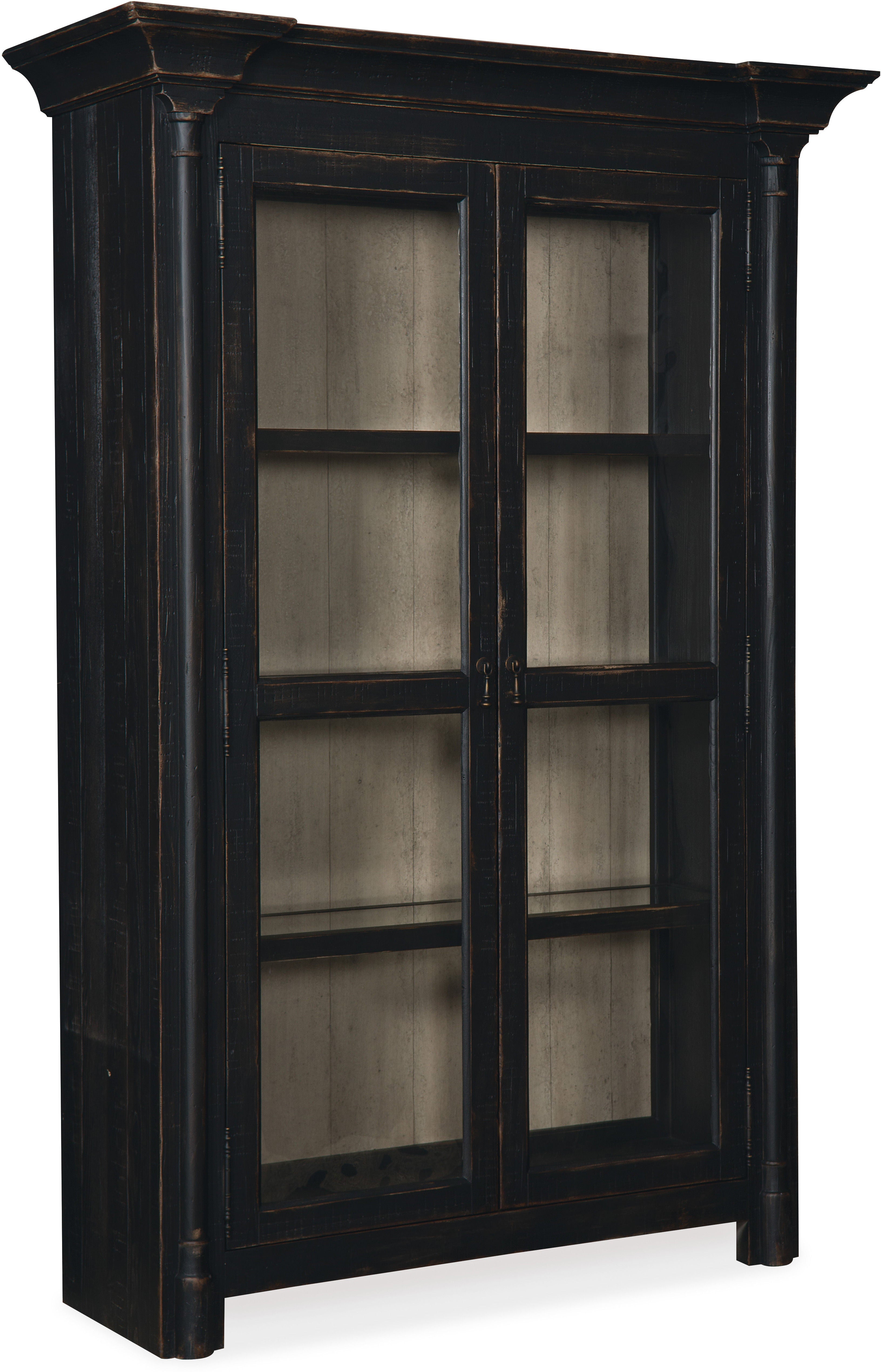 Hooker Furniture Casual Dining Ciao Bella Display Cabinet- Black