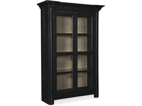 Hooker Furniture Casual Dining Ciao Bella Display Cabinet- Black