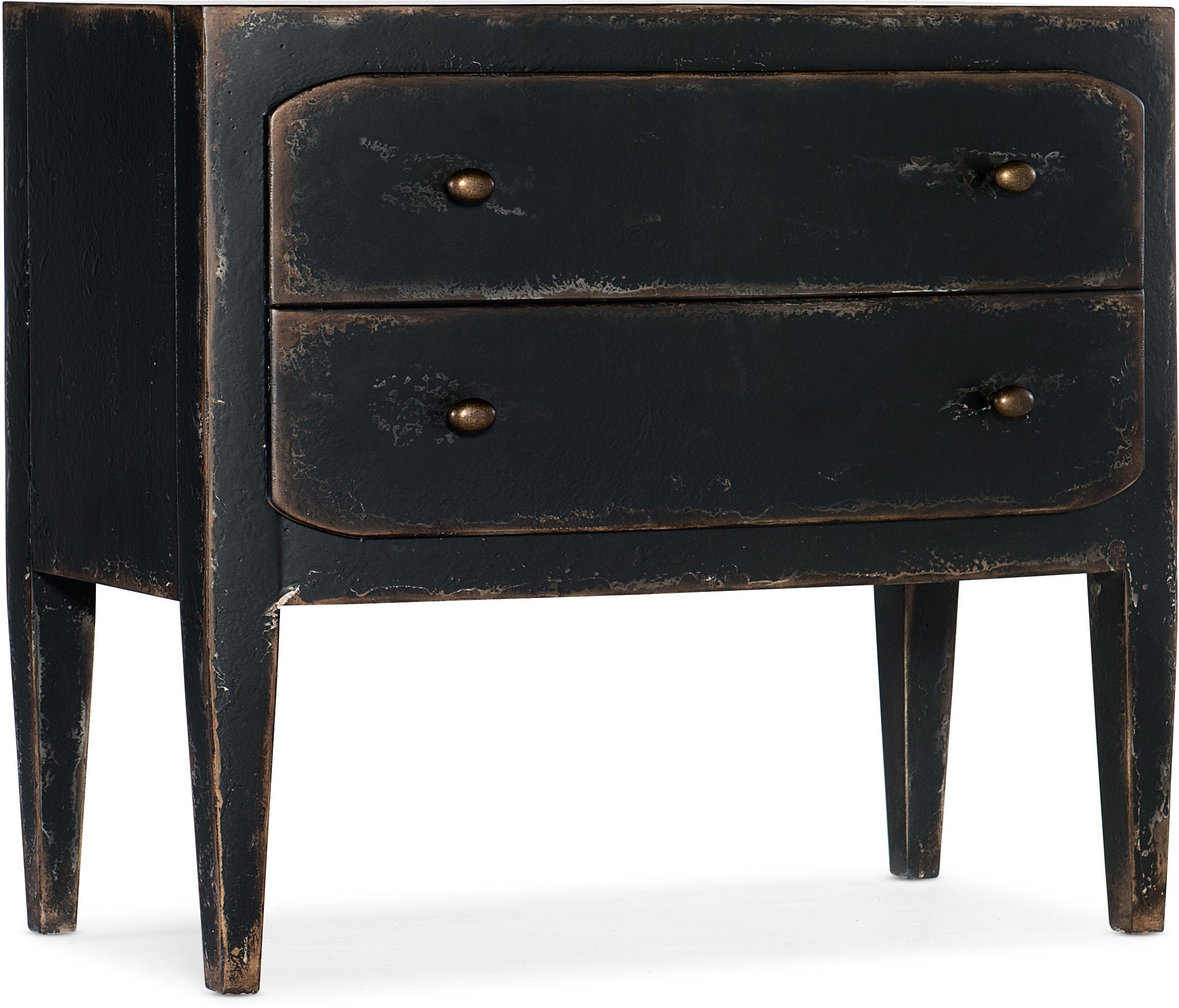 Hooker Furniture Bedroom Ciao Bella Two-Drawer Nightstand- Black