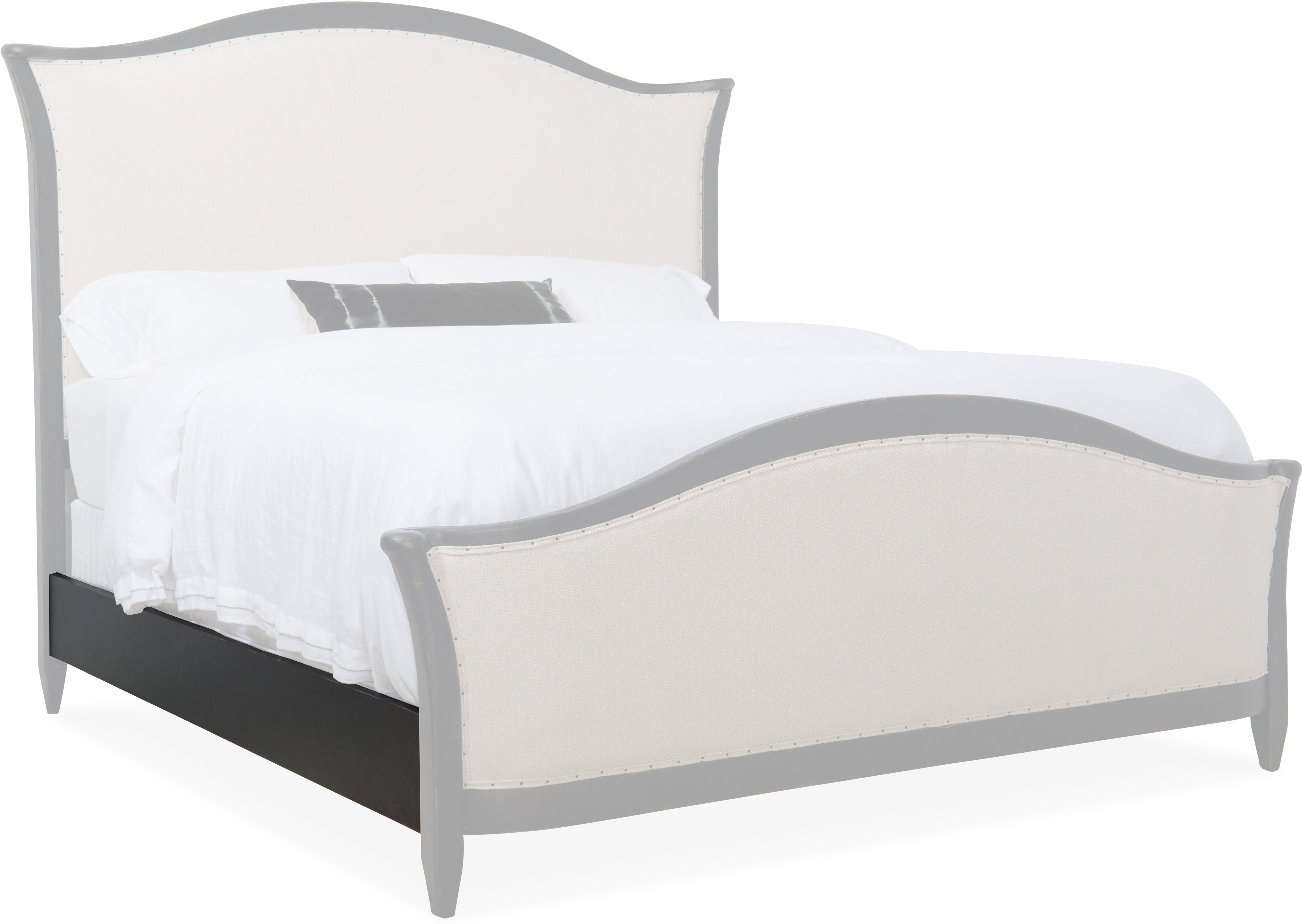 Hooker Furniture Bedroom Ciao Bella Queen Upholstered Bed- Black