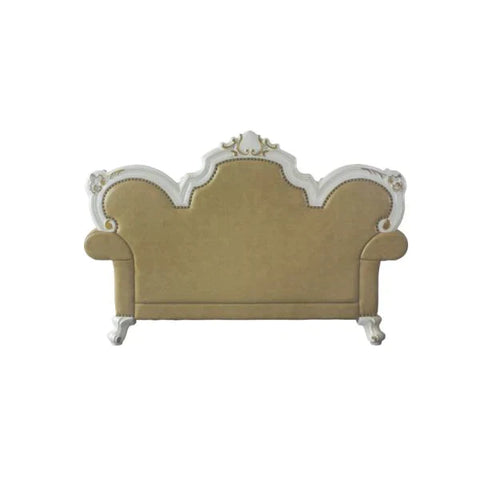Picardy Antique Pearl & Butterscotch PU Loveseat Model 58211 By ACME Furniture