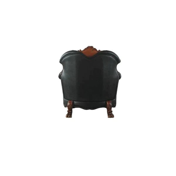 Dresden Cherry Oak & PU Chair Model 58232 By ACME Furniture