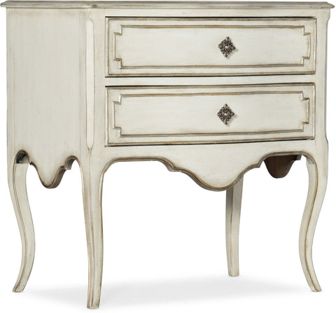 Hooker Furniture Bedroom Sanctuary Coco En Blanc Nightstand
