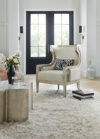 Hooker Furniture Living Room Sanctuary Debutant Wing Chair