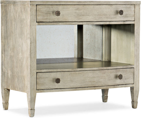 Hooker Furniture Bedroom Sanctuary Gemme Two Drawer Nightstand