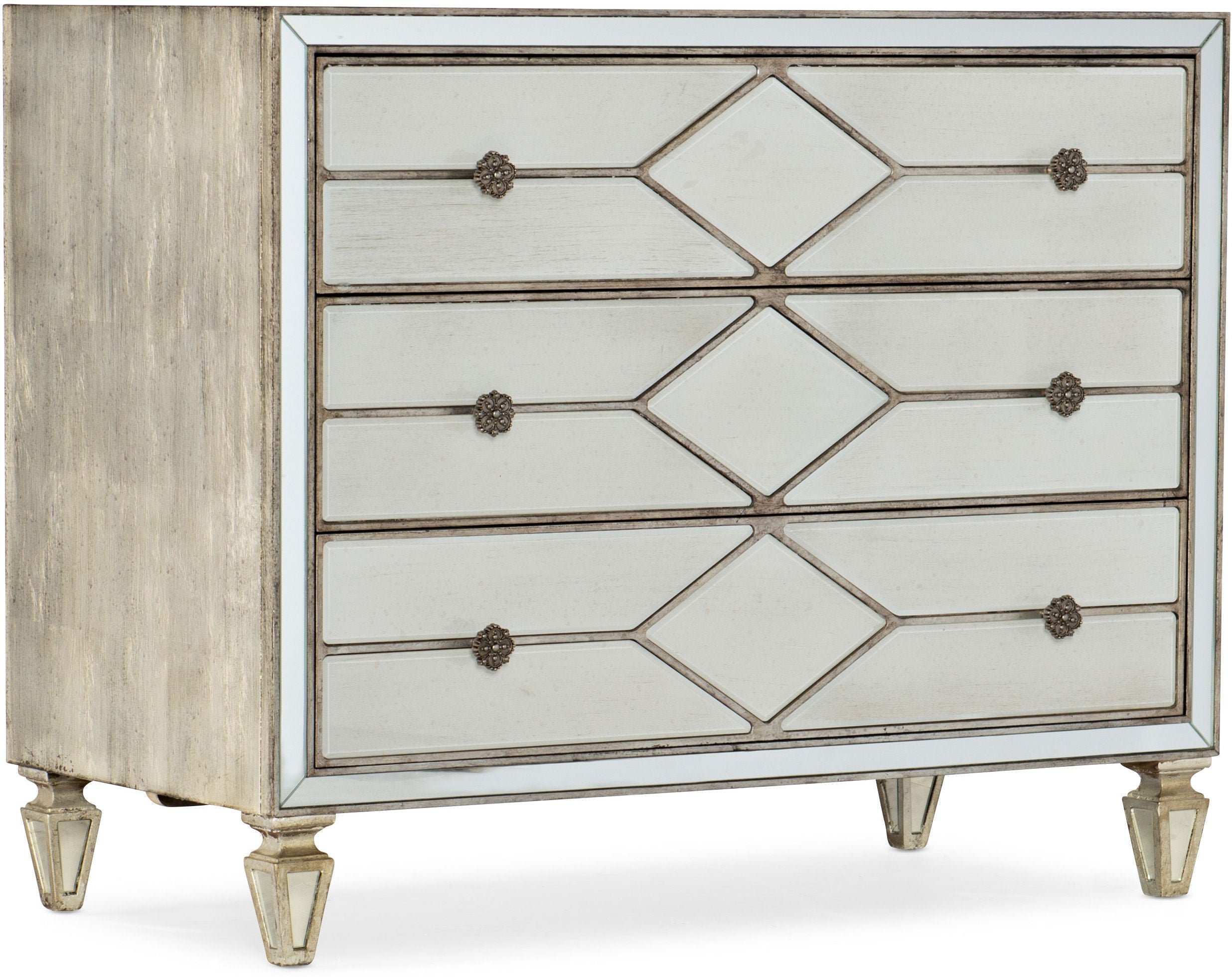 Hooker Furniture Bedroom Sanctuary Queen of Diamonds Bachelorette Chest