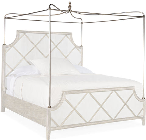 Hooker Furniture Bedroom Sanctuary Diamont Canopy King Panel Bed