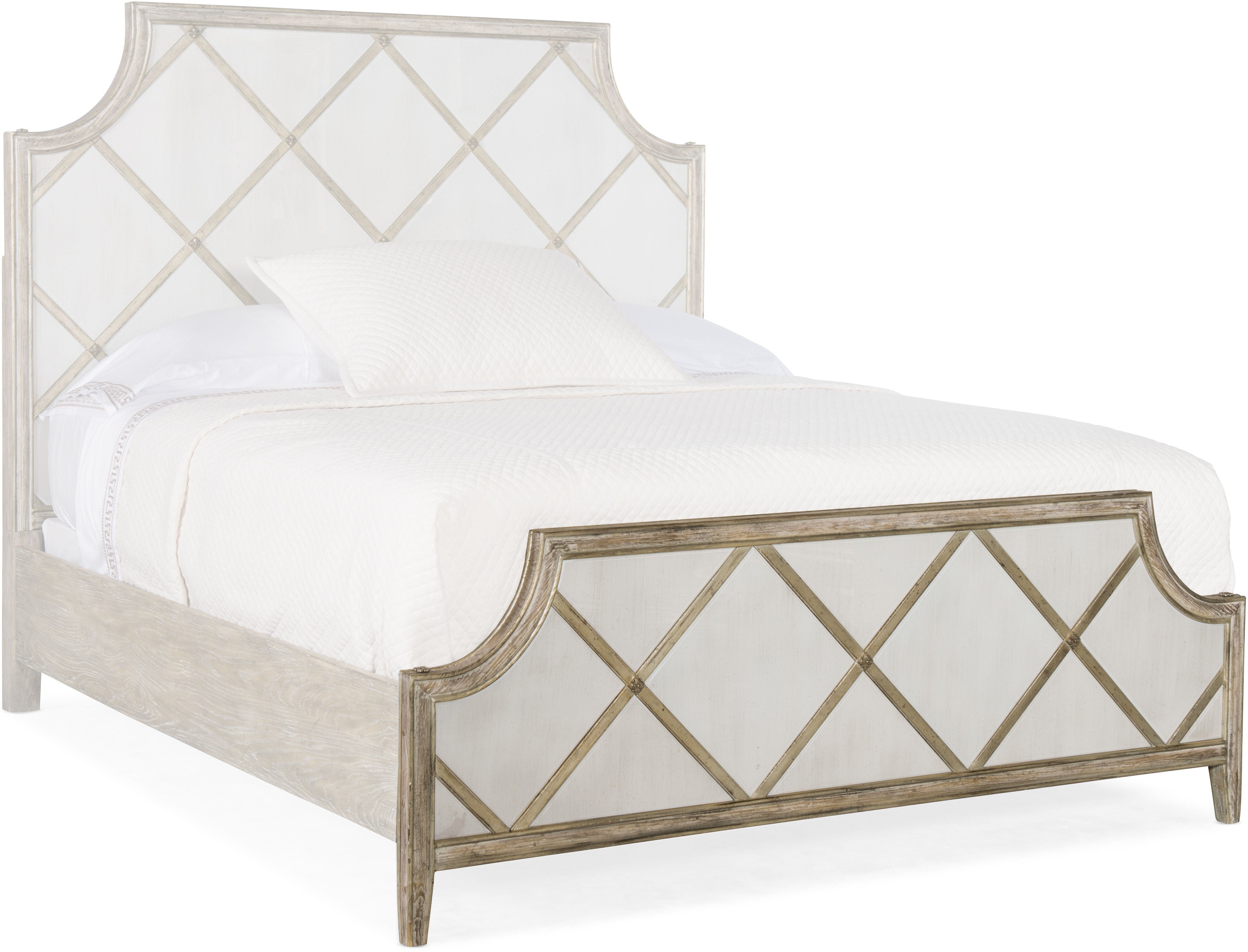 Hooker Furniture Bedroom Sanctuary Diamont Canopy King Panel Bed