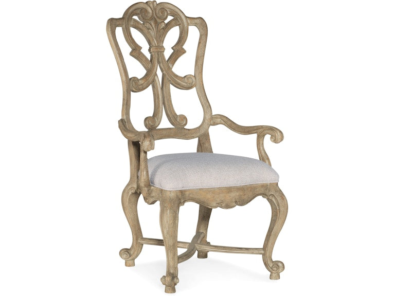 Hooker Furniture Casual Dining Castella Wood Back Arm Chair-2 per ctn/price ea