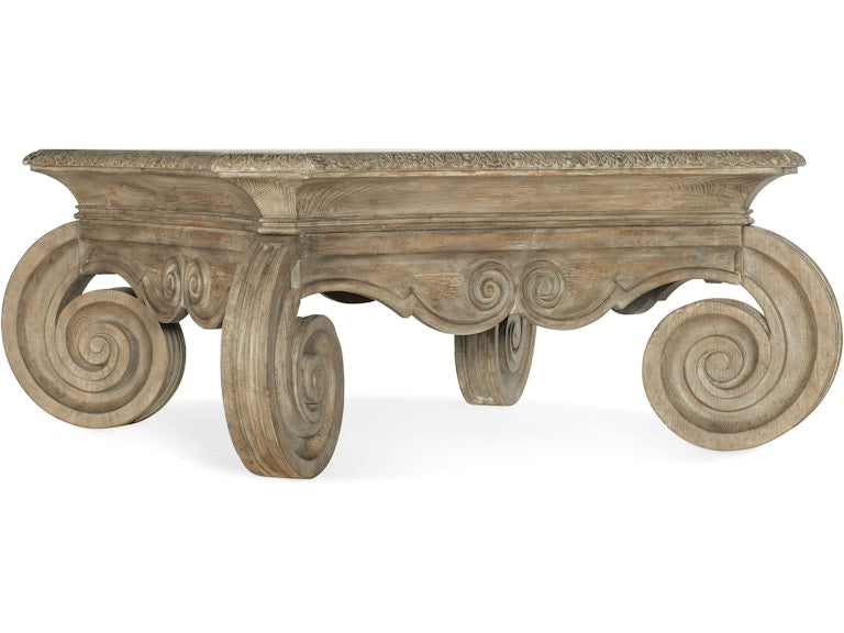 Hooker Furniture Living Room Castella Square Cocktail Table