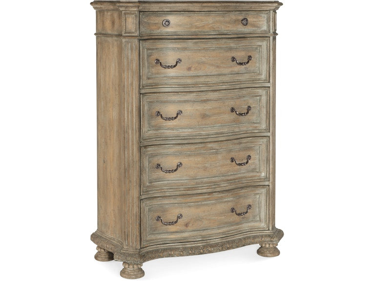 Hooker Furniture Bedroom Castella Five Drawer Chest