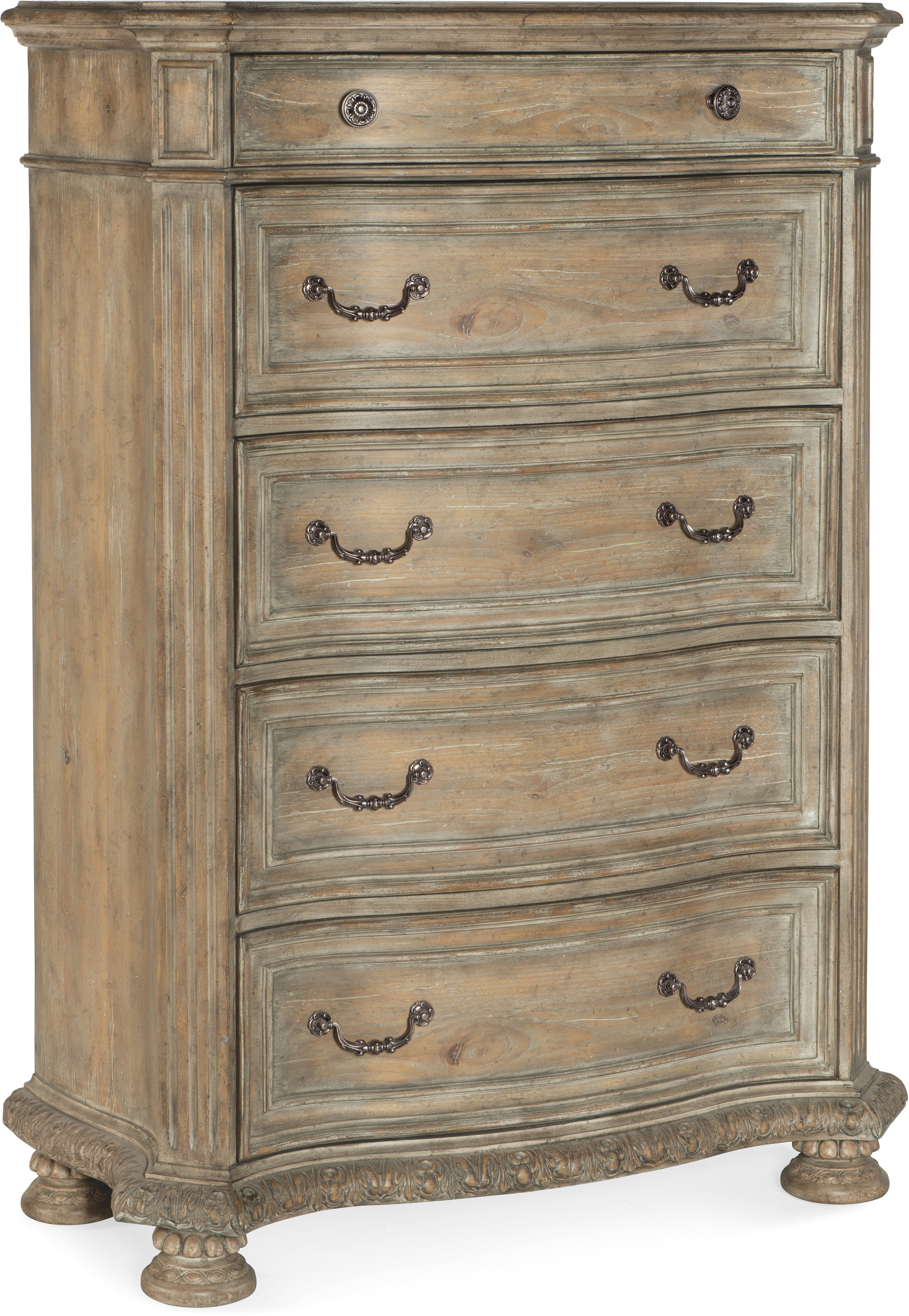 Hooker Furniture Bedroom Castella Five Drawer Chest