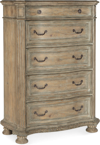 Hooker Furniture Bedroom Castella Five Drawer Chest