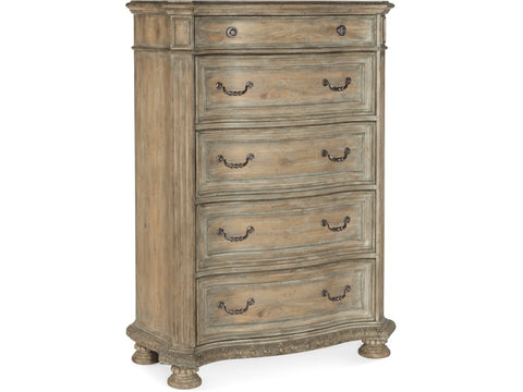 Hooker Furniture Bedroom Castella Five Drawer Chest