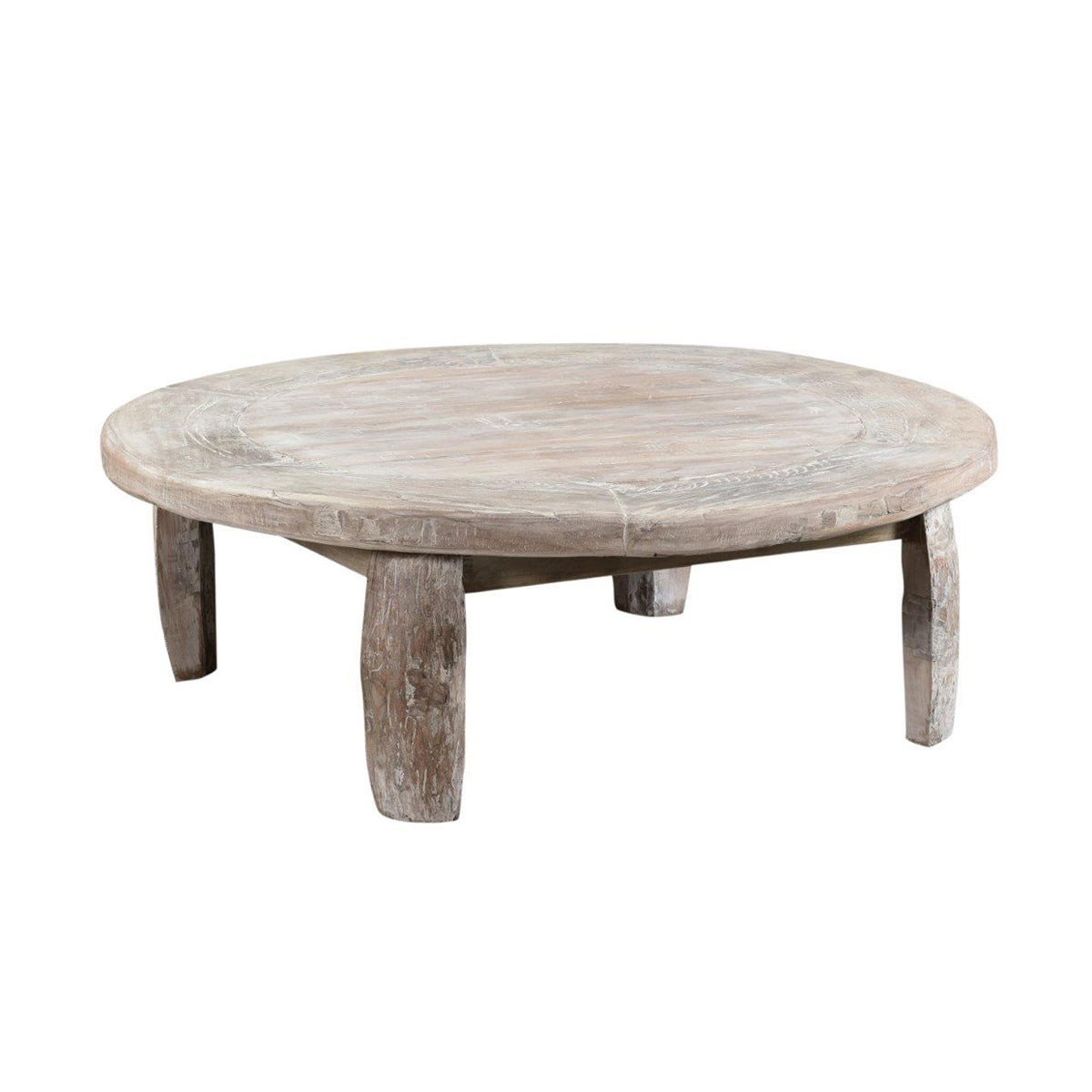 Classic Home Alta Wheel Coffee Table Bleached White Model 59011964