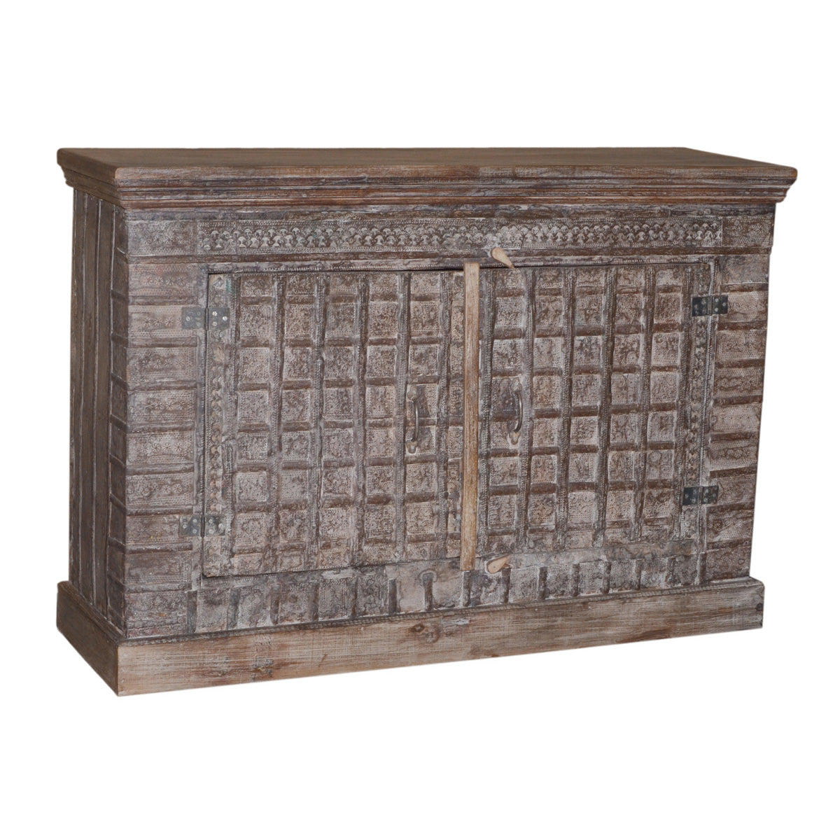 Classic Home Wd  Doub Door Cabinet With Iron Base Model 59026353