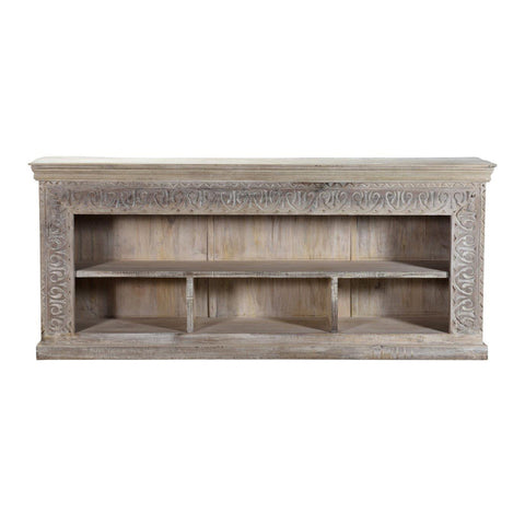 Classic Home Alta Open Sideboard Bleached White Medium Model 59026887