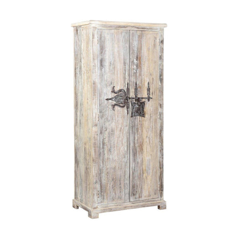 Classic Home Castillo Tall Cabinet Bleached White Model 59026904