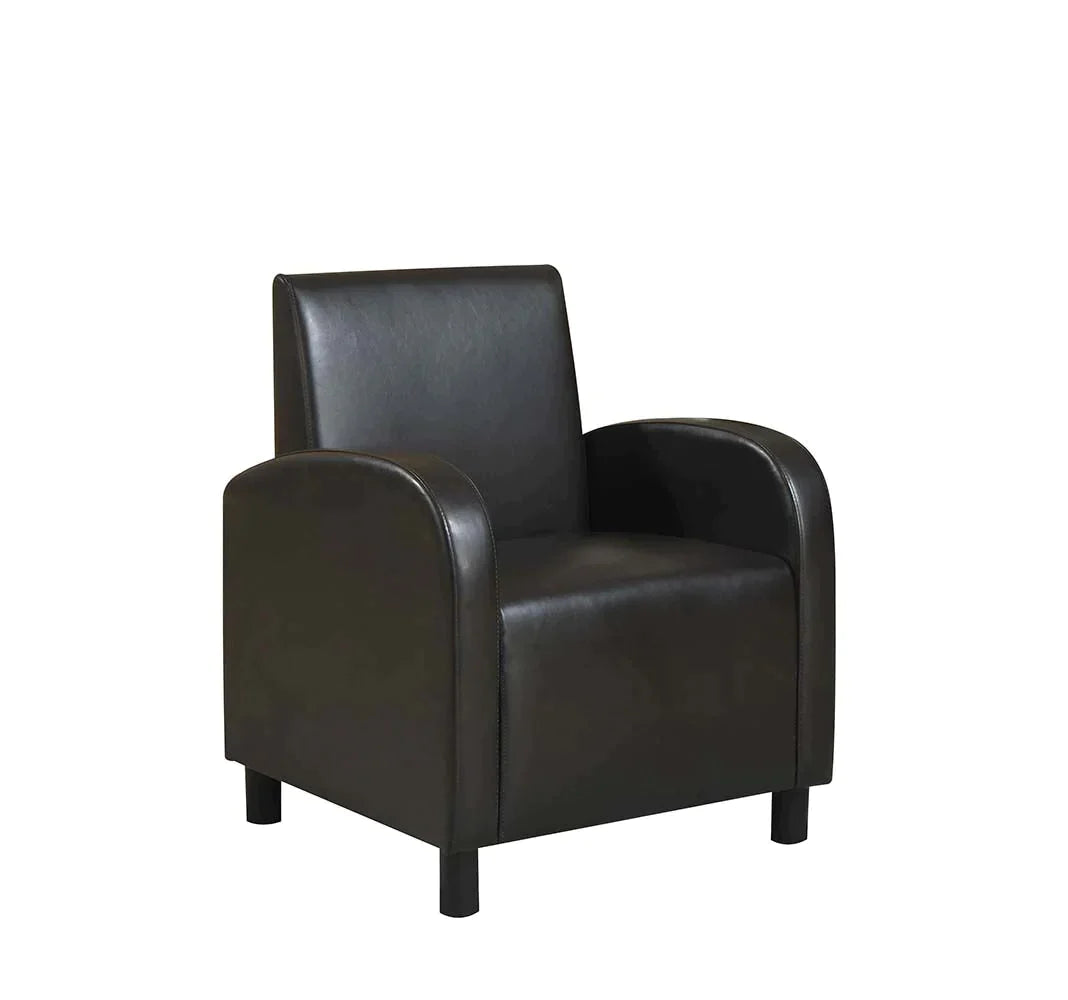 Maxie Black PU Accent Chair Model 59052 By ACME Furniture