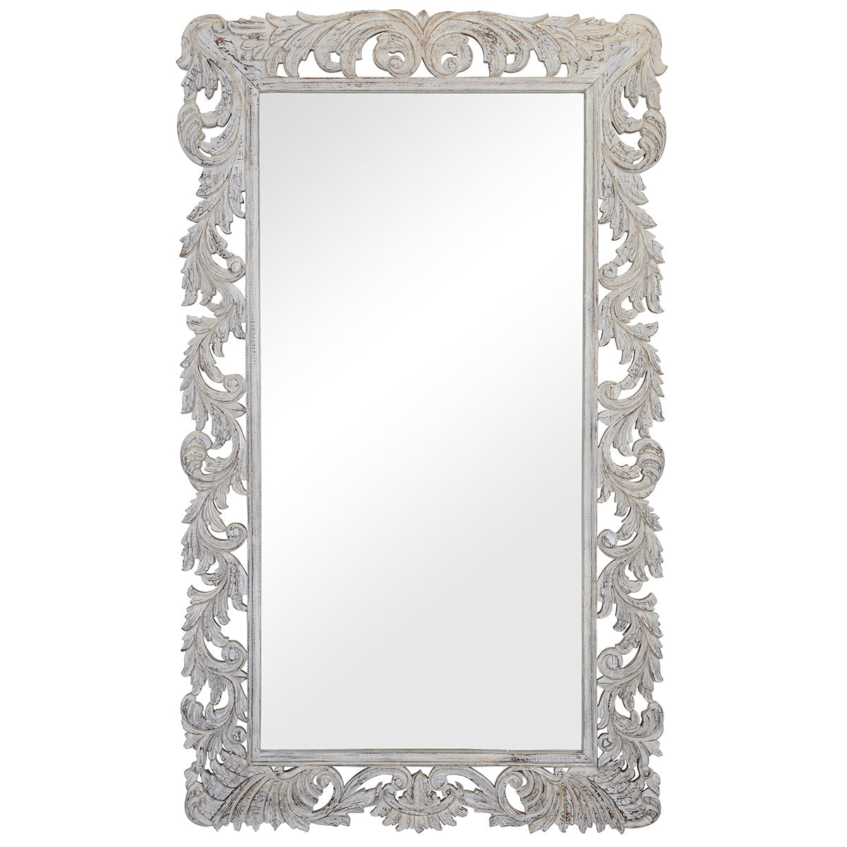 Classic Home Sophia Carved Mirror White Model 59060248