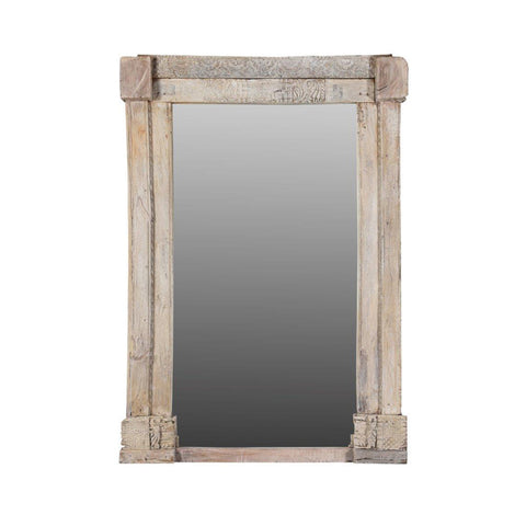 Classic Home Alta Floor Mirror Bleached White Model 59060402