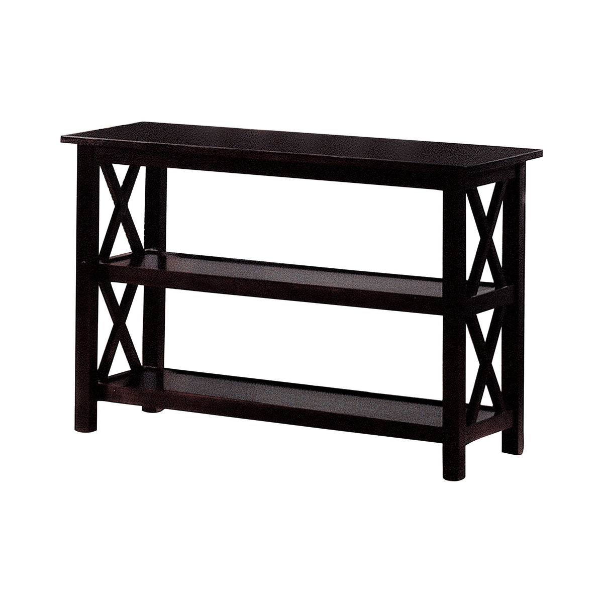 Coaster Rachelle Sofa Table with 2-shelf Deep Merlot Model 5910