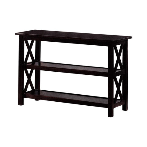 Coaster Rachelle Sofa Table with 2-shelf Deep Merlot Model 5910