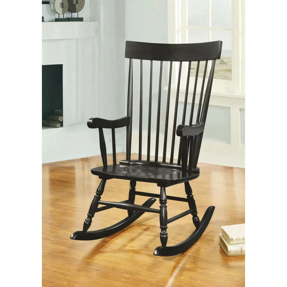 Arlo Black Rocking Chair Model 59297 By ACME Furniture
