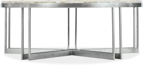 Hooker Furniture Living Room Melange Marin Round Cocktail Table
