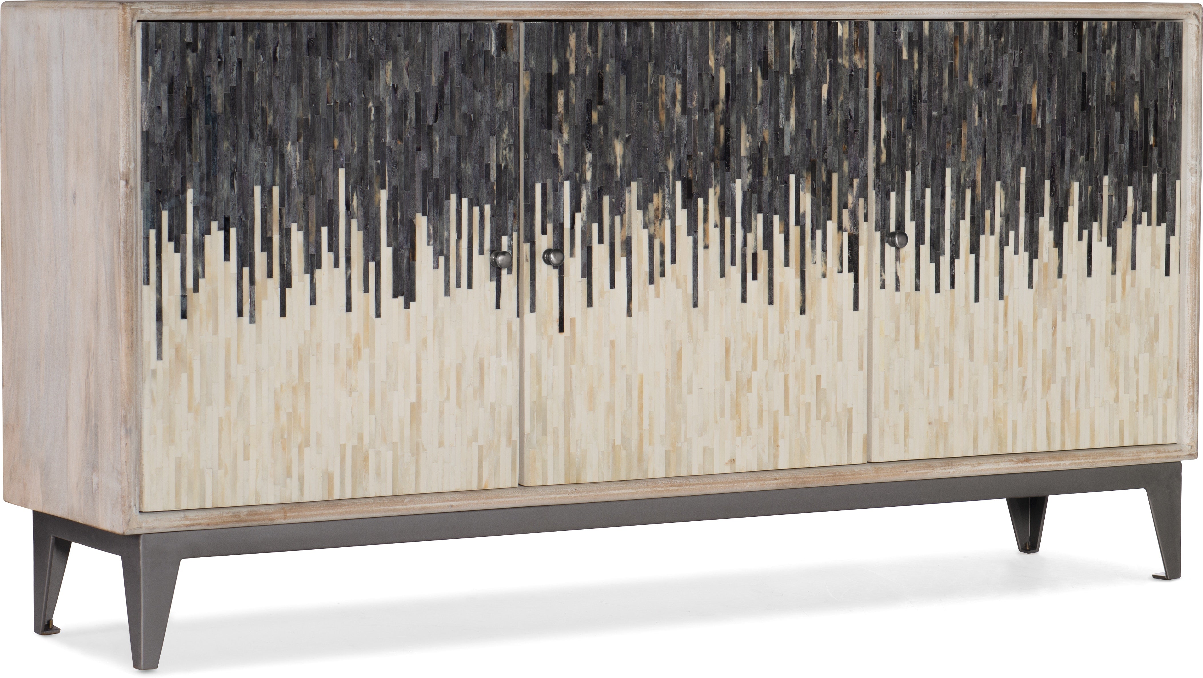 Hooker Furniture Home Entertainment Three Door Console