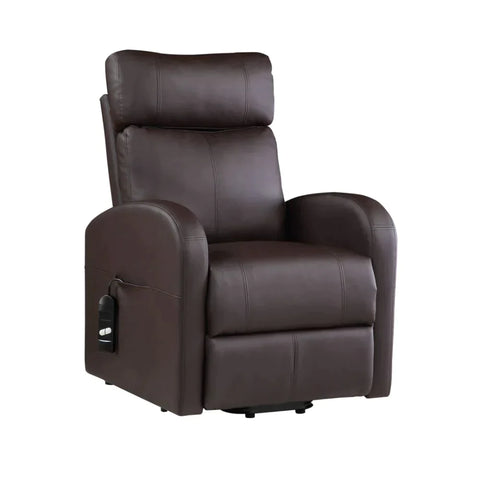 Blane Brown Top Grain Leather Match Recliner Model 59773 By ACME Furniture