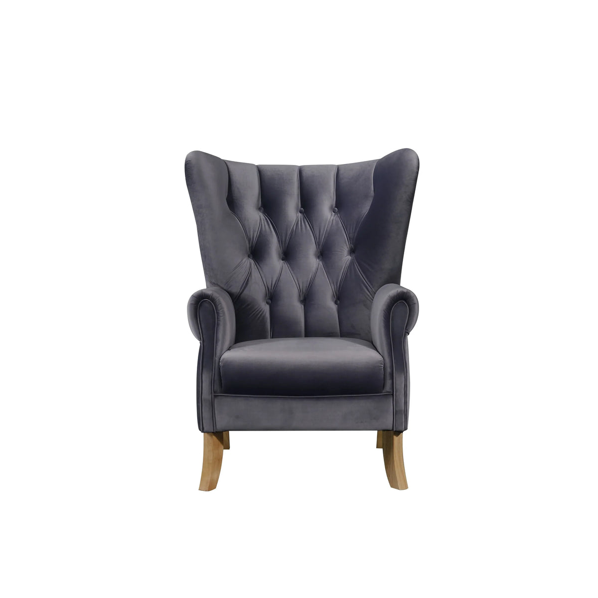 Adonis Gray Velvet Accent Chair Model 59517 By ACME Furniture