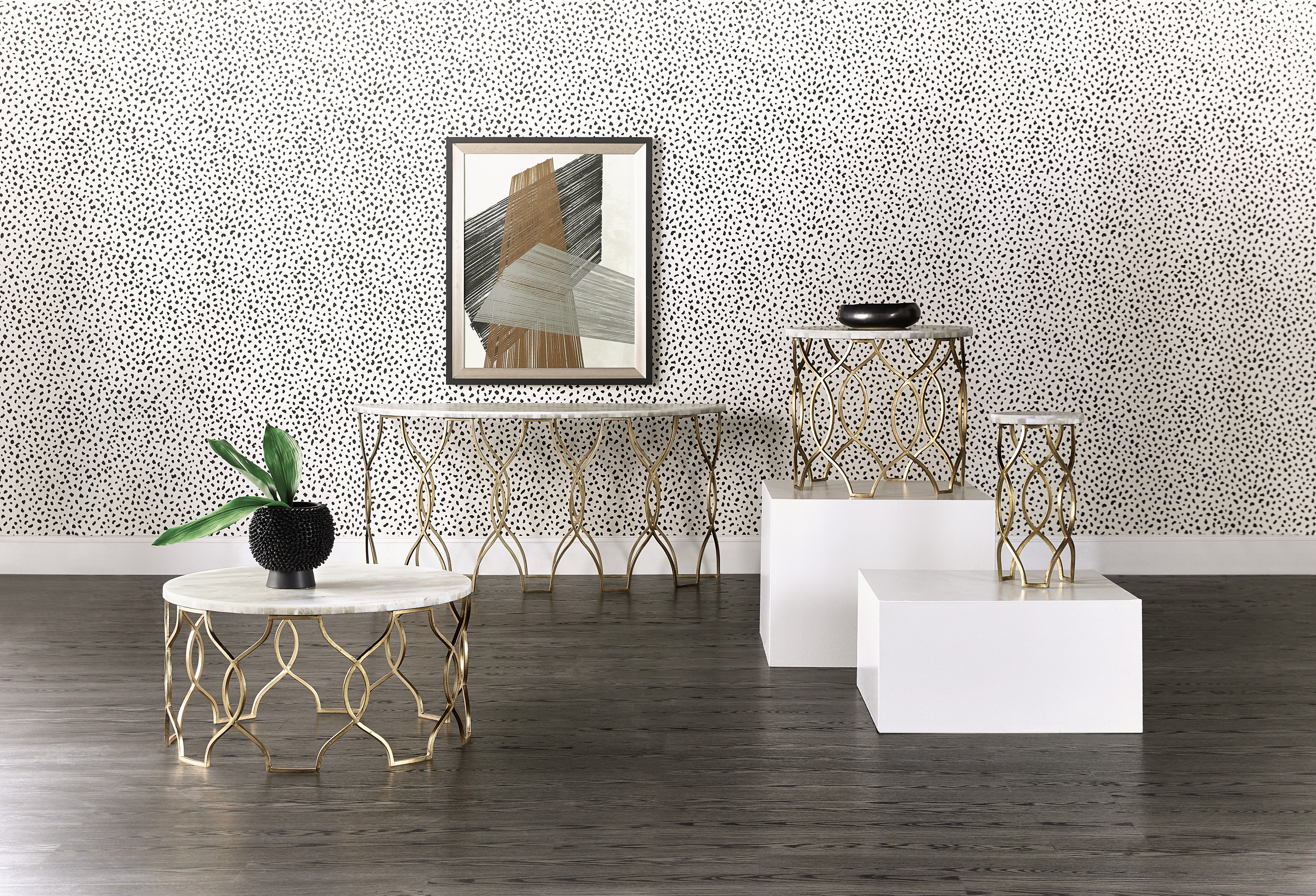 Hooker Furniture Living Room Melange Corrina Sofa Table