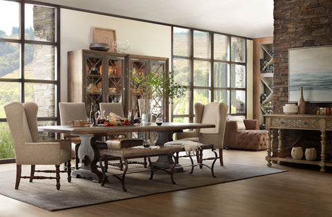 Hooker Furniture Casual Dining Bandera 86in Table w/2-18in Leaves